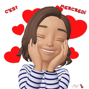Gif animé Bon mercredi fille